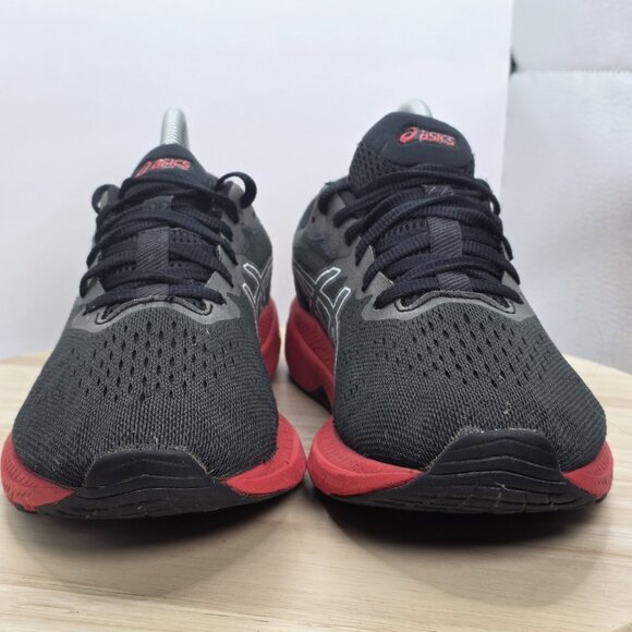 Mens size 8 - Asics Gel GT 1000 11 Athletic Running Shoes Black Red - Picture 2 of 10